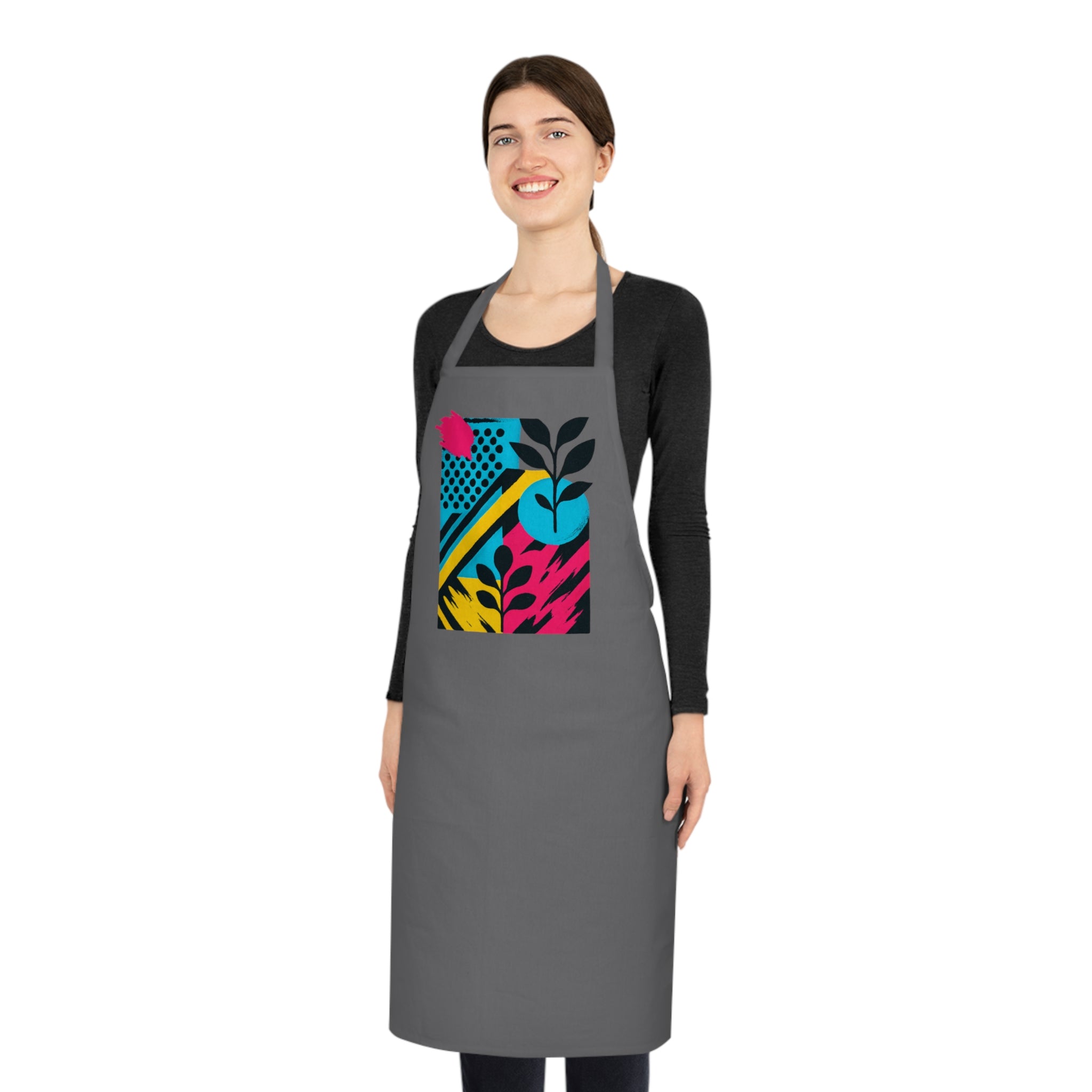 Colorful Cotton Apron for Chefs, Gardeners, and Creatives | Perfect Gift for Cooking, Baking, Grilling, and Crafting | Unique Kitchen Tool
