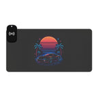 LED Gaming Mouse Pad with Wireless Charging - Retro Car Design, Desk Accessory for Gamers, LED Light Gift, Unique Office Decor, [...]