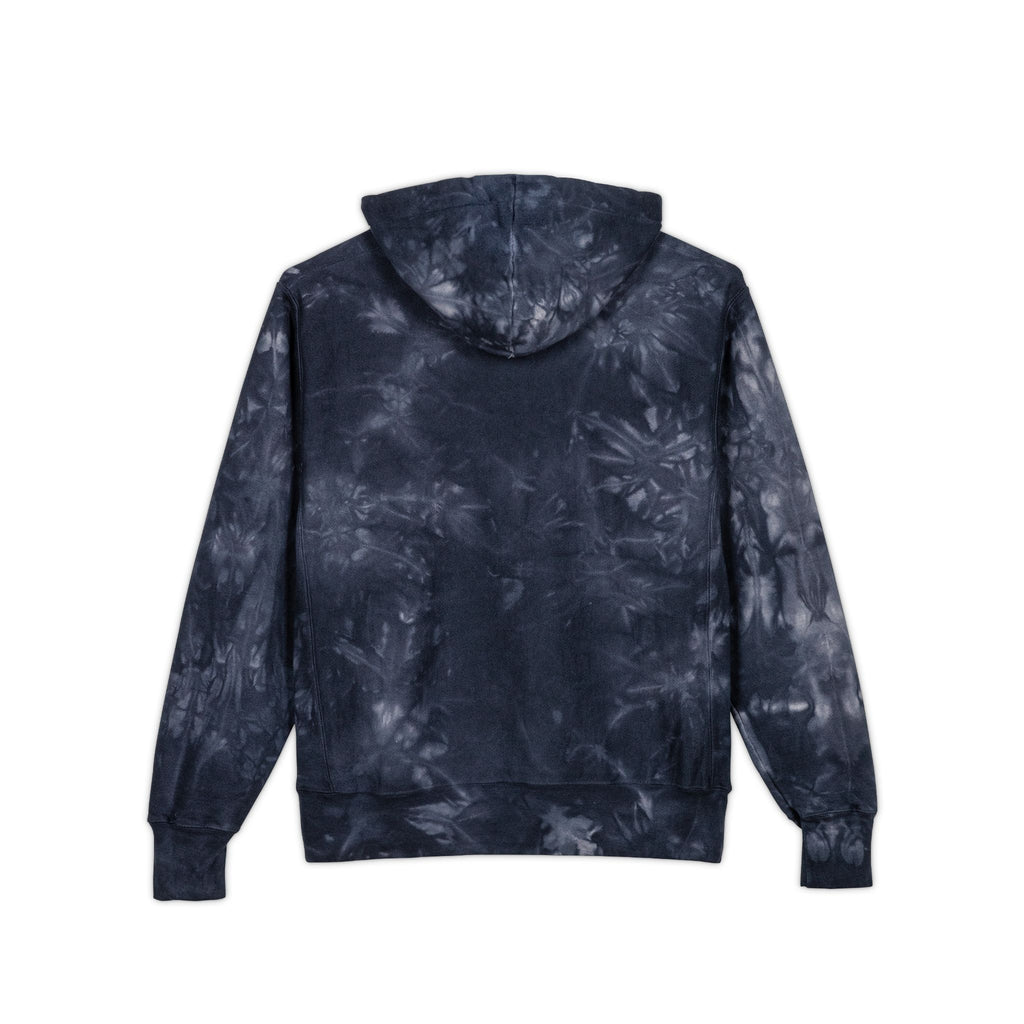 Unisex Tie-Dye Champion Hoodie, Cozy Tie-Dye Sweatshirt, Embroidered Hoodie Gift, Streetwear Fashion, Trendy Casual Wear-Redeemed on right wrist