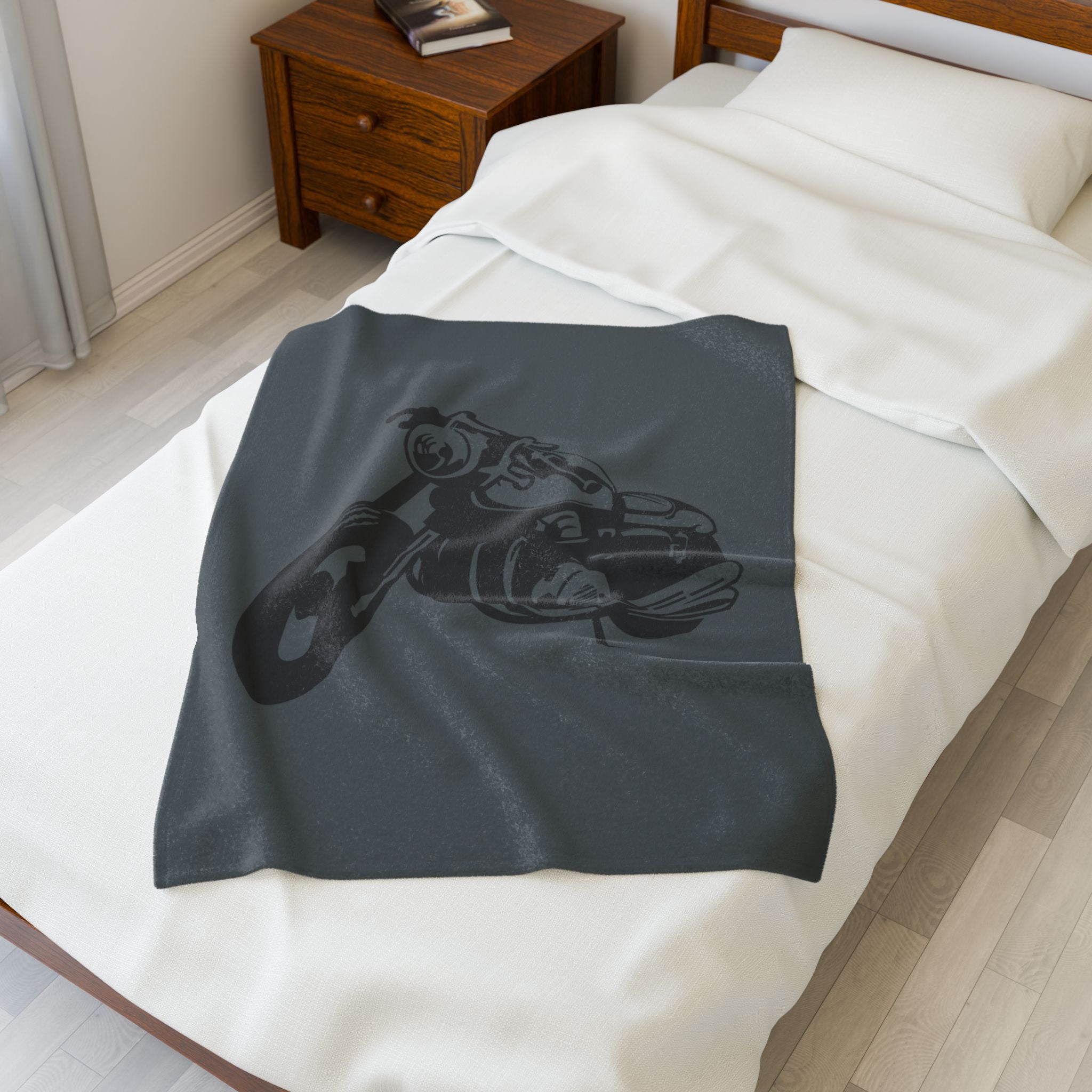 Motorcycle Plush Blanket