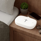 Sanitizing Charging Pad with Cross Design, UV Phone Sanitizer, Wireless Charger, Gift for Tech Lovers, Home Office Essentials, [...]