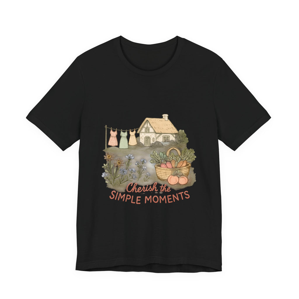 Cherish the simple moments- Jersey Short Sleeve Tee