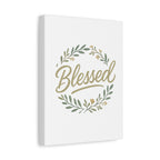 Blessed Wreath Matte Canvas Wall Art (Stretched 1.25")