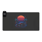 LED Gaming Mouse Pad with Wireless Charging - Retro Car Design, Desk Accessory for Gamers, LED Light Gift, Unique Office Decor, [...]