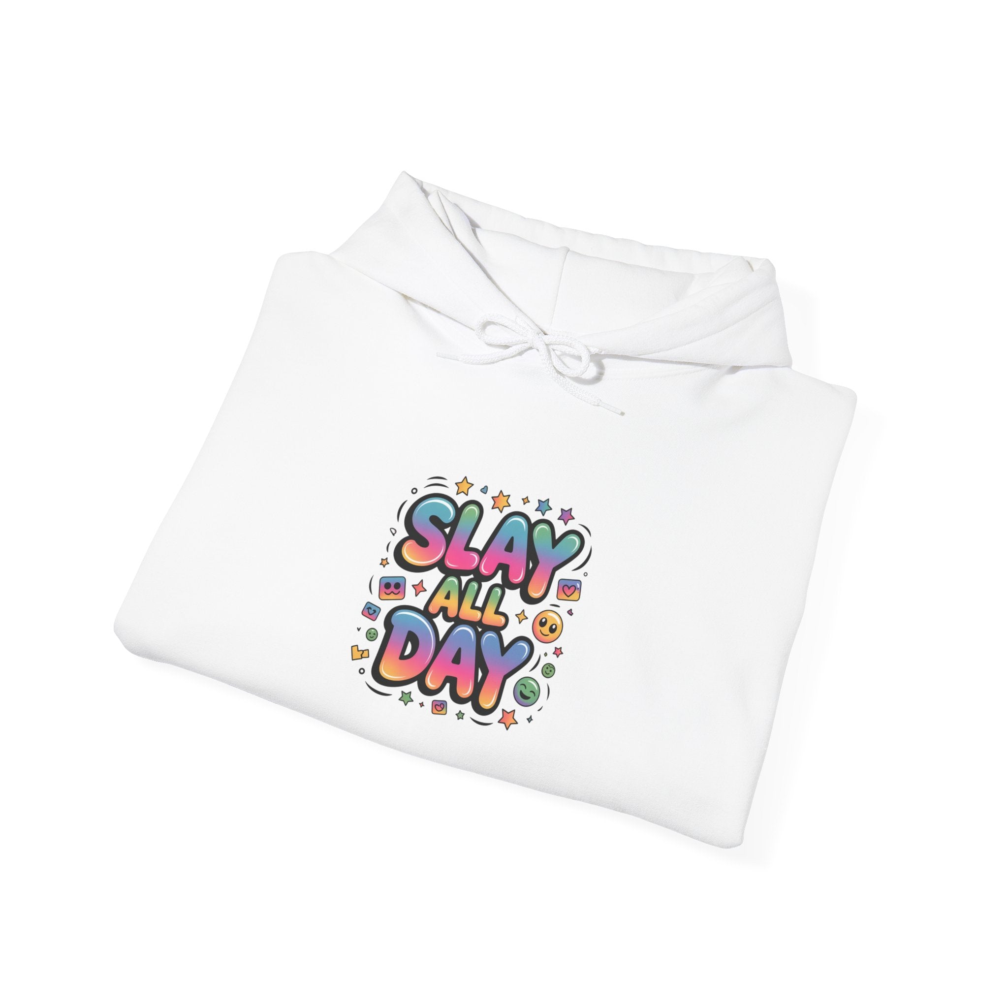 Slay All Day hoodie | Gen-Z slang, bold meme typography