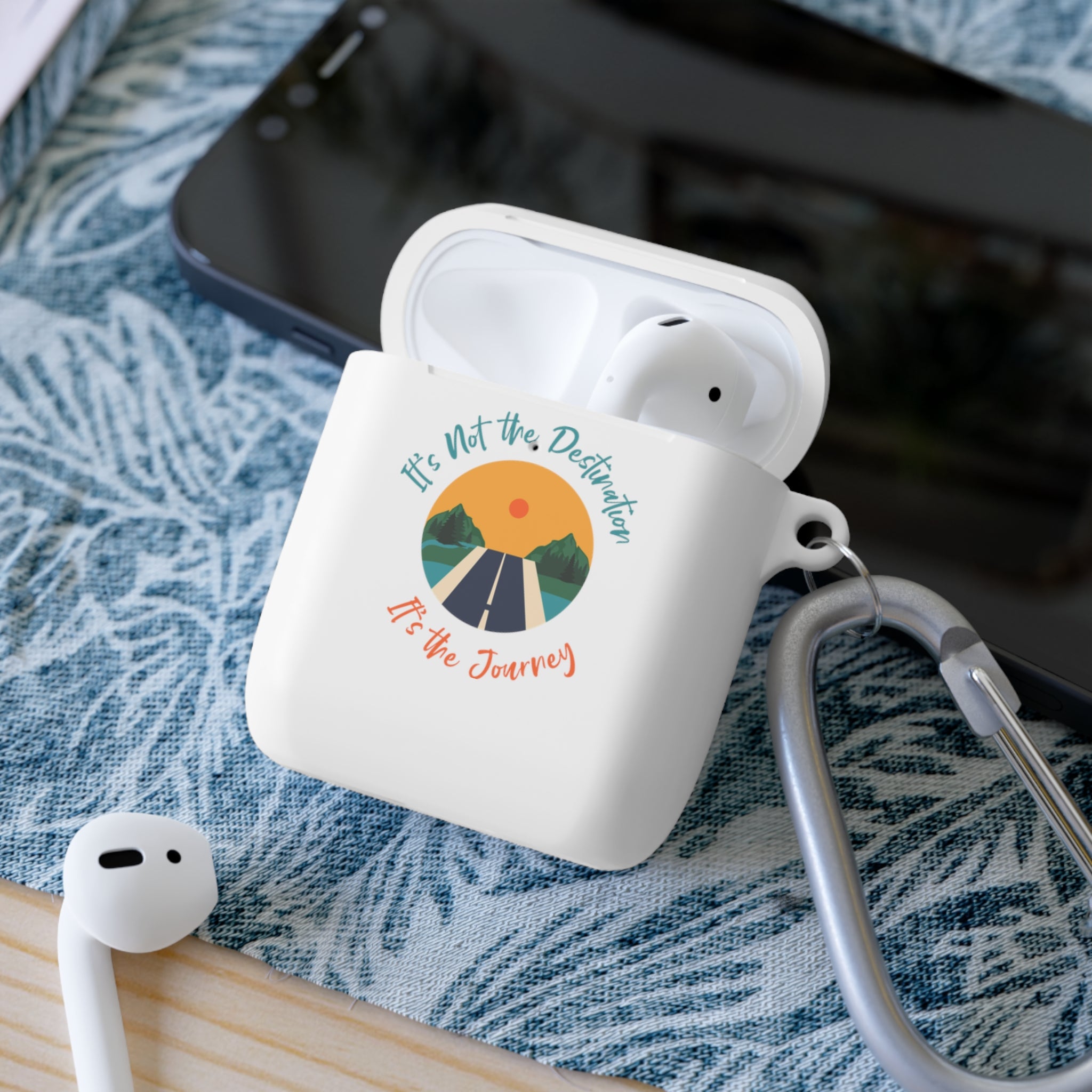 Inspirational AirPods Case Cover, Motivational AirPods Pro Sleeve, Adventure Gear, Travel Accessory, Gift for Travelers