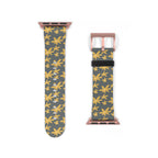 Stylish Floral Watch Band, Unique Watch Strap, Apple Watch Band, Boho Chic Accessories, Gift for Her