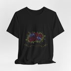 Rooted in Faith Dark Floral T-Shirt