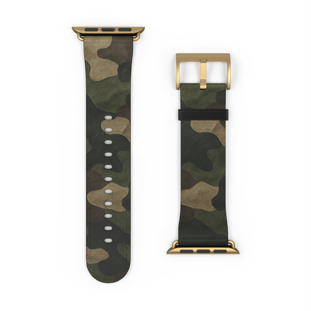 Camo Watch Band, Military Style Wristband, Durable Accessory, Perfect for Active Lifestyle, Gift for Gadget Lovers