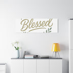 Blessed Wreath Matte Canvas Wall Art (Stretched 1.25")