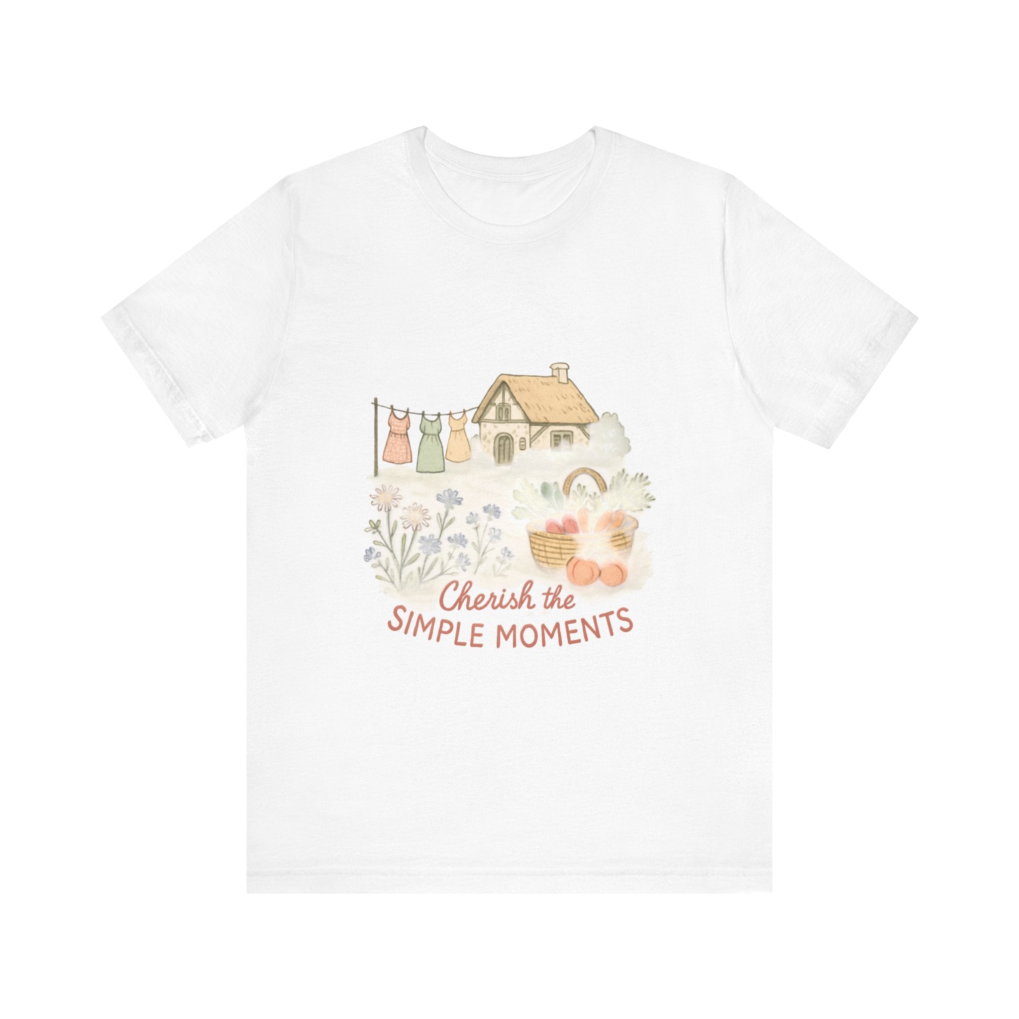 Cherish the simple moments- Jersey Short Sleeve Tee