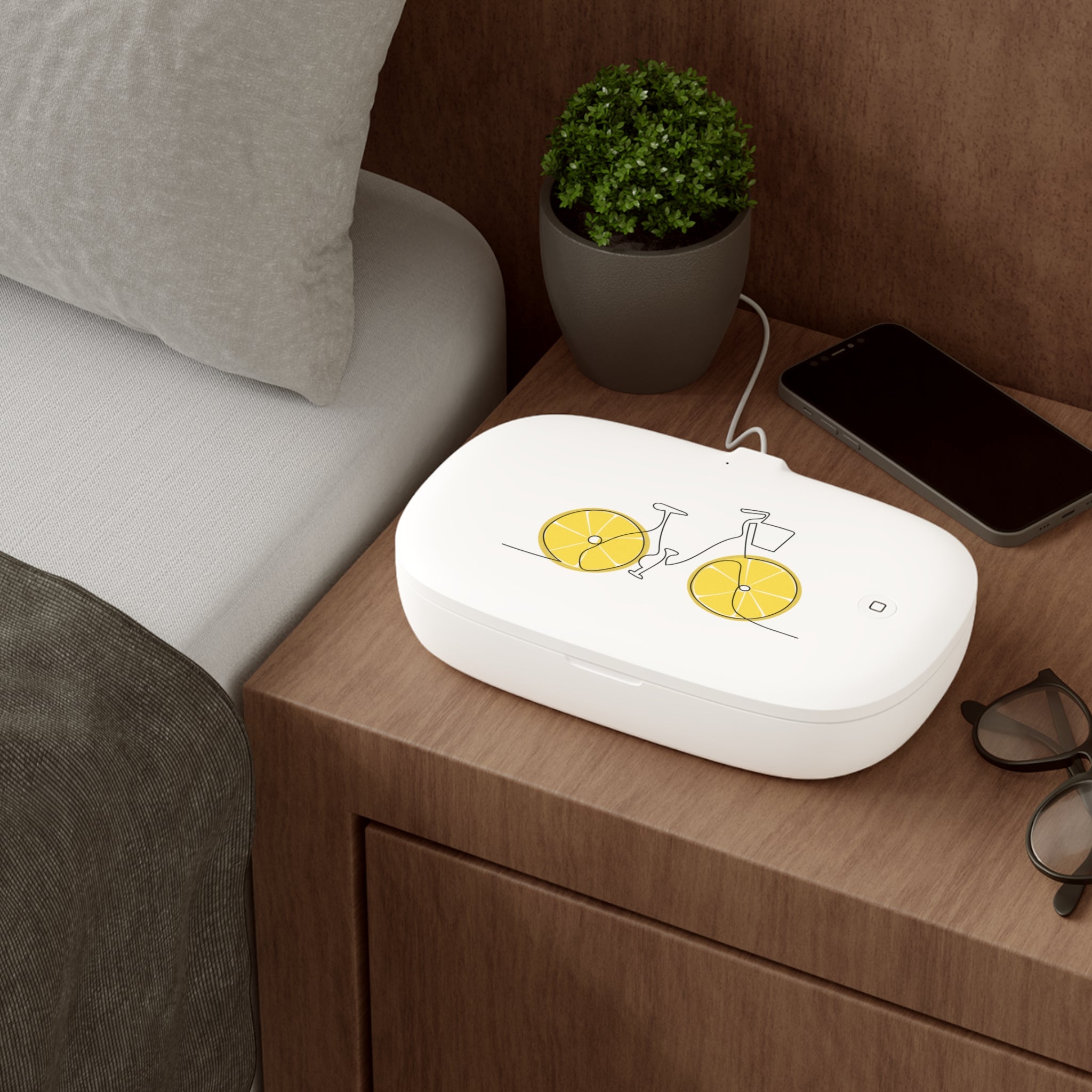 Lemon Bicycle UV Phone Sanitizer & Wireless Charging Pad - Eco-Friendly Tech Gift, Home Décor, Mobile Accessories, Birthday Gift, [...]