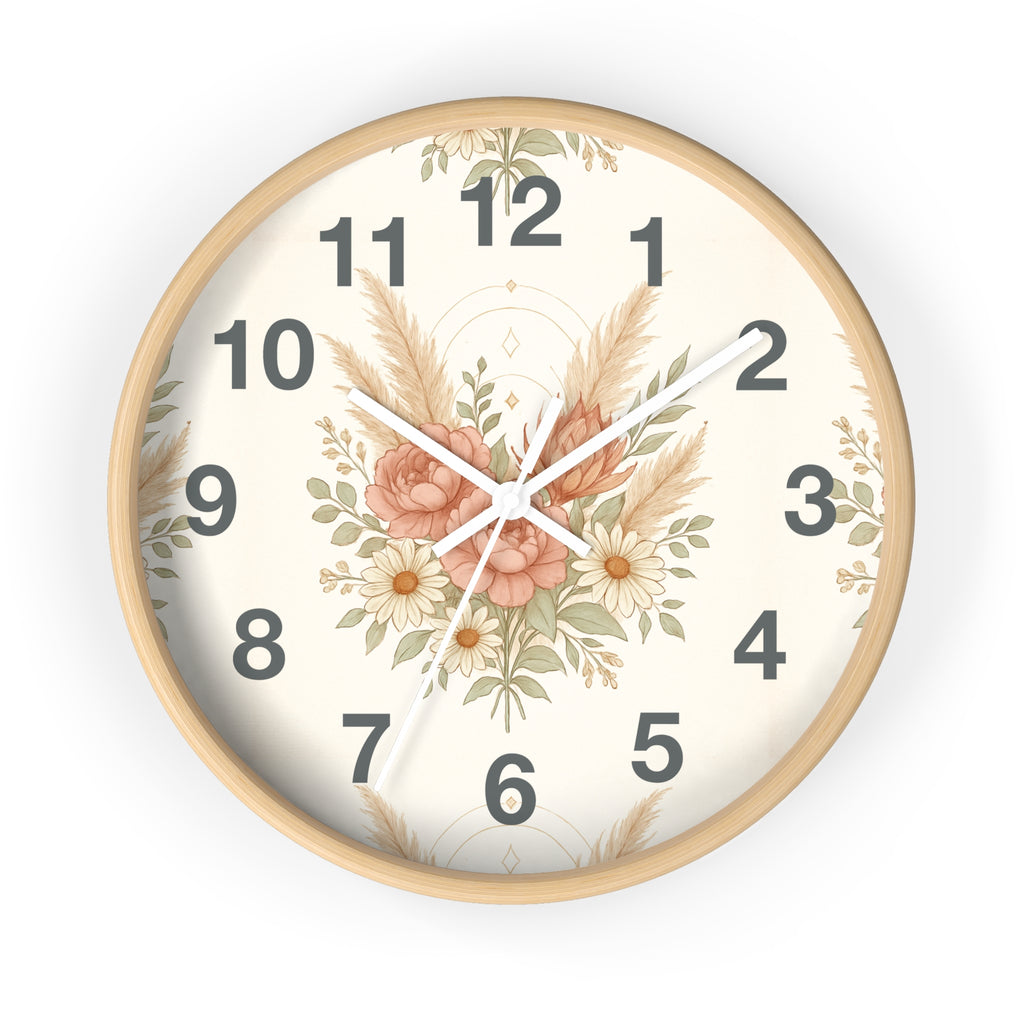 Floral Wall Clock