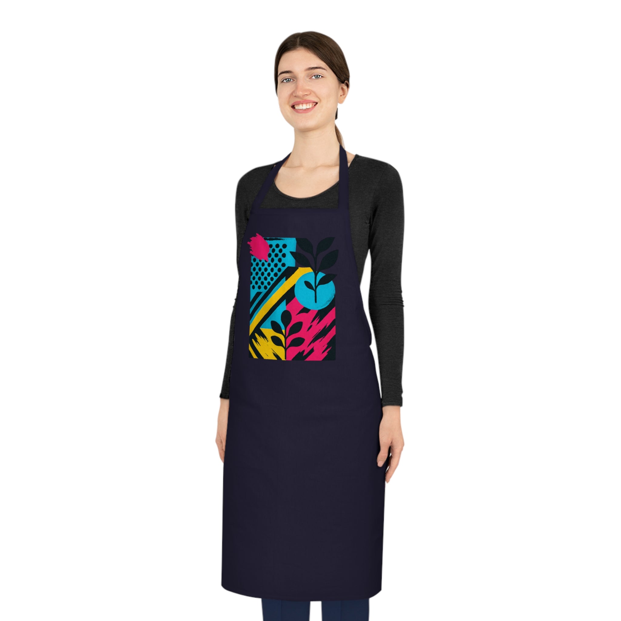 Colorful Cotton Apron for Chefs, Gardeners, and Creatives | Perfect Gift for Cooking, Baking, Grilling, and Crafting | Unique Kitchen Tool