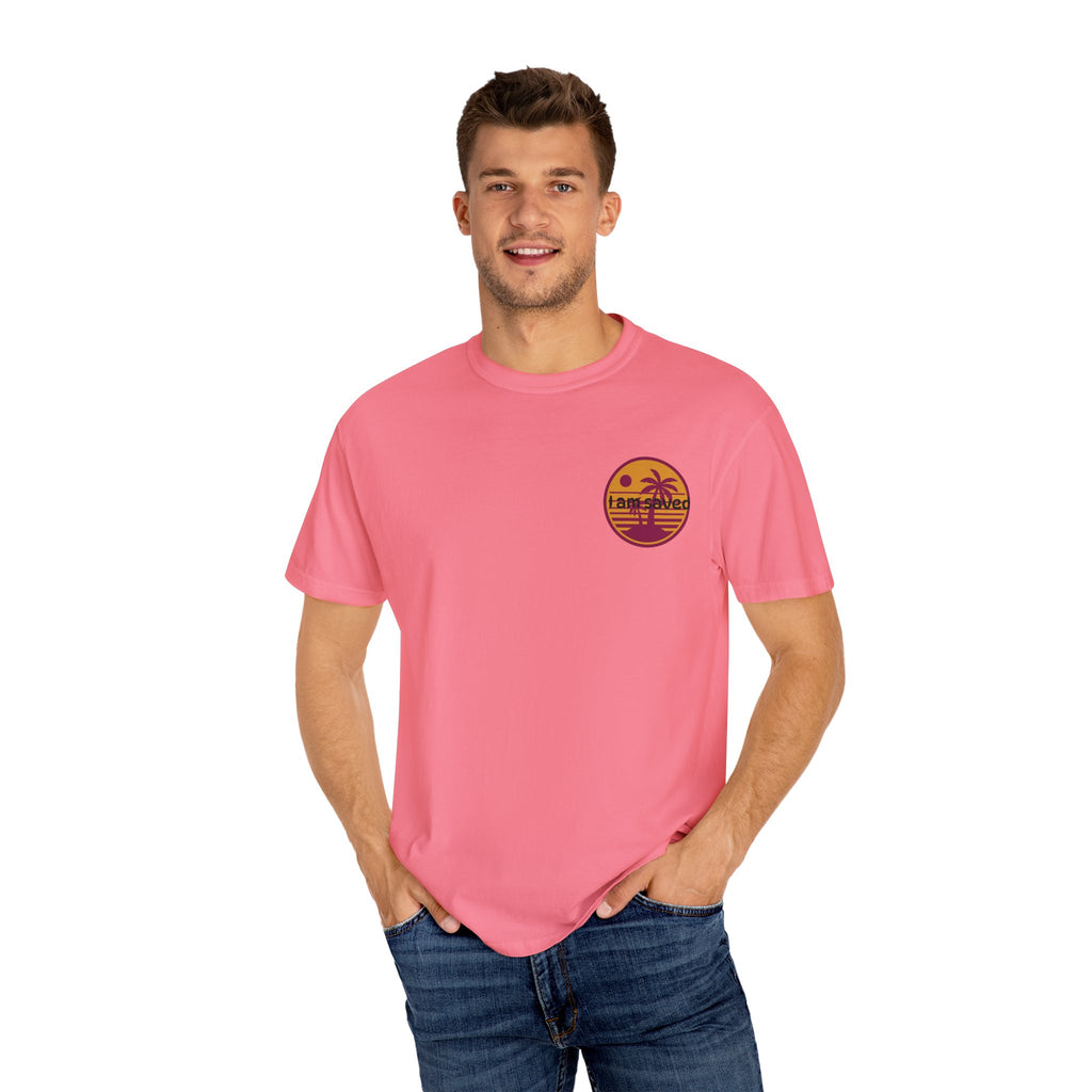 Sunset Palm Tree Unisex T-Shirt | Soft Beach Vibes | Perfect for Summer, Vacations, Gifts, Beach Days, Relaxation