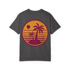 Sunset Palm Tree Unisex T-Shirt | Soft Beach Vibes | Perfect for Summer, Vacations, Gifts, Beach Days, Relaxation