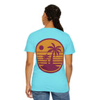 Sunset Palm Tree Unisex T-Shirt | Soft Beach Vibes | Perfect for Summer, Vacations, Gifts, Beach Days, Relaxation