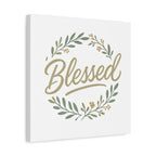 Blessed Wreath Matte Canvas Wall Art (Stretched 1.25")