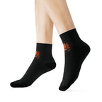 Autumn-Themed Crew Socks with Leaf Design, Cozy Socks for Fall, Perfect Gift for Thanksgiving, Casual Everyday Wear, Unique Sock Collection