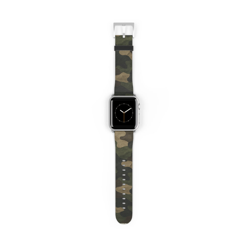 Camo Watch Band, Military Style Wristband, Durable Accessory, Perfect for Active Lifestyle, Gift for Gadget Lovers