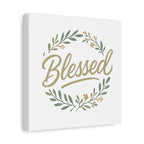 Blessed Wreath Matte Canvas Wall Art (Stretched 1.25")