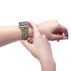 Stylish Floral Watch Band, Unique Watch Strap, Apple Watch Band, Boho Chic Accessories, Gift for Her
