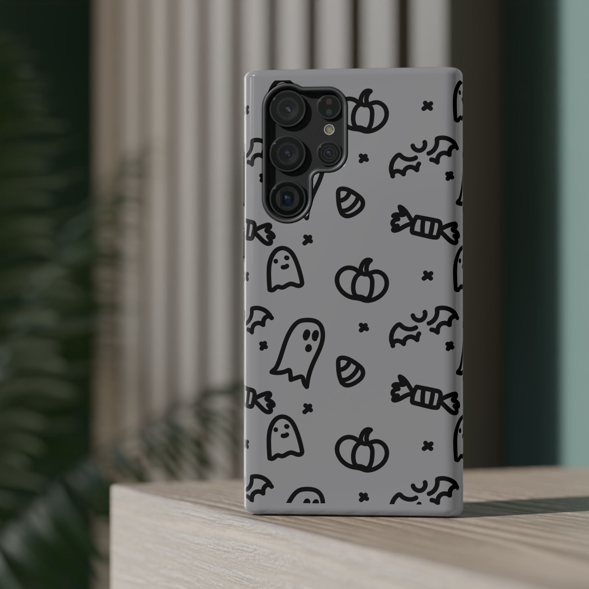 Phone Case Halloween Cute Impact-Resistant- Samsung