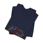 Rooted in Faith Dark Floral T-Shirt