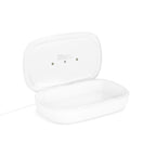 Chic UV Phone Sanitizer & Wireless Charger, Trendy Tech Accessory, Gift for Tech Lovers, Stylish Home Decor, Smartphone Cleaning Pad