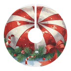 Christmas Tree Skirt - Candy Peppermint Design