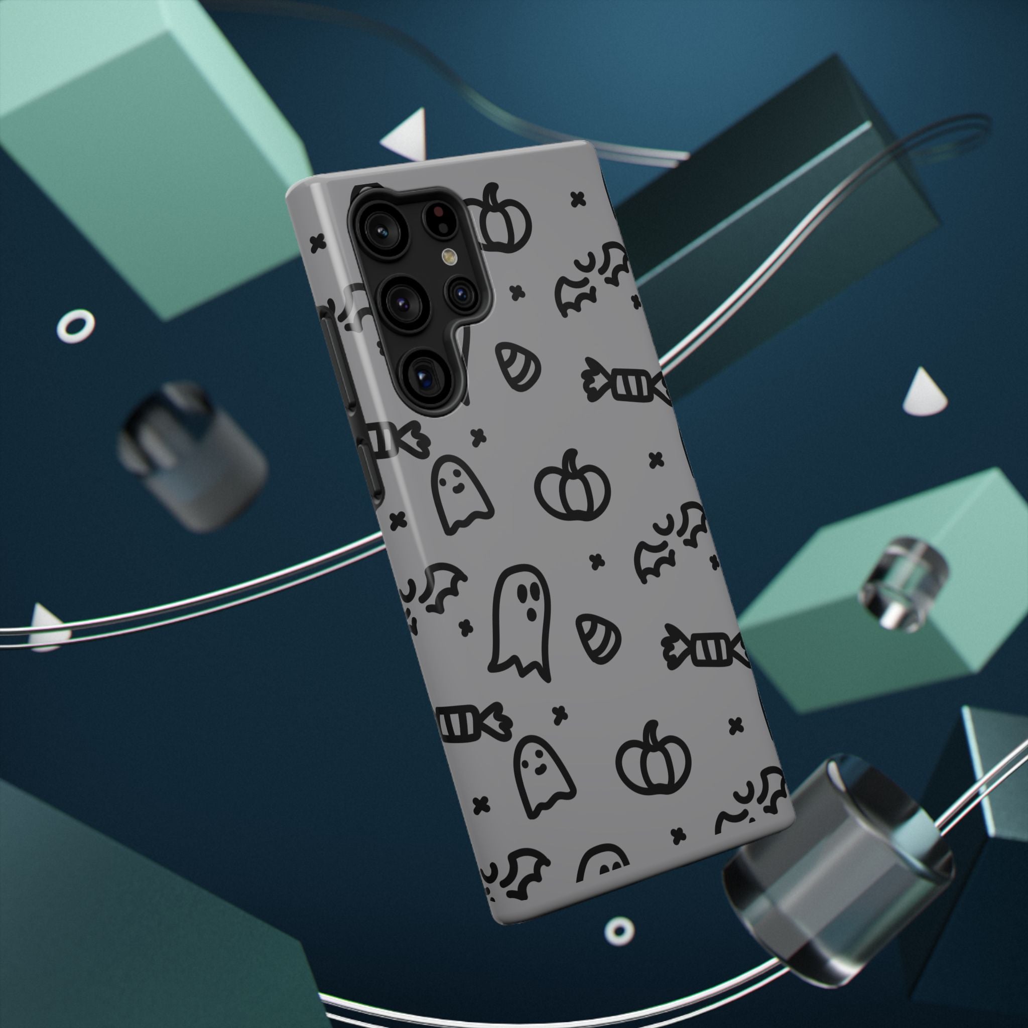 Phone Case Halloween Cute Impact-Resistant- Samsung