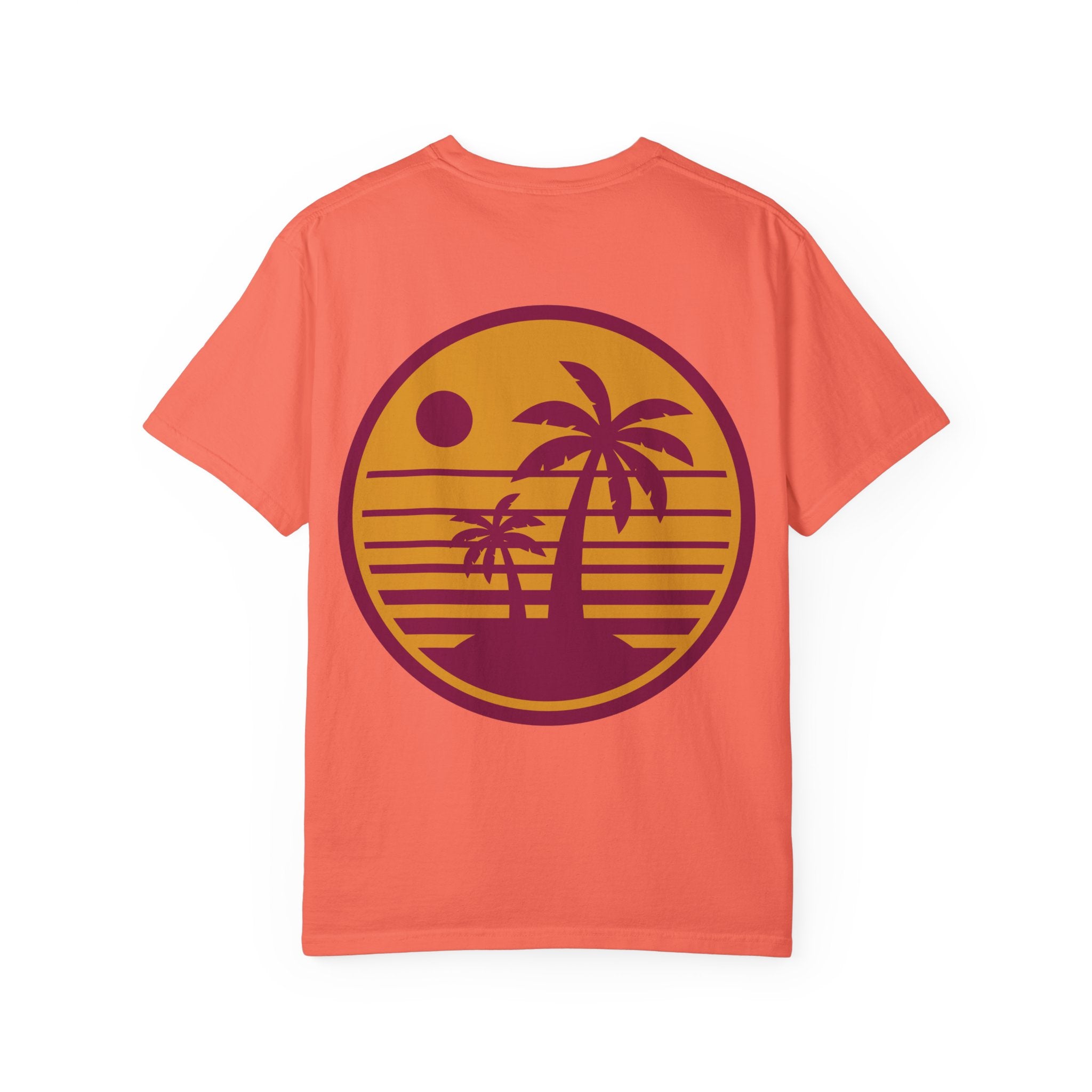 Sunset Palm Tree Unisex T-Shirt | Soft Beach Vibes | Perfect for Summer, Vacations, Gifts, Beach Days, Relaxation