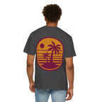 Sunset Palm Tree Unisex T-Shirt | Soft Beach Vibes | Perfect for Summer, Vacations, Gifts, Beach Days, Relaxation