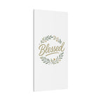 Blessed Wreath Matte Canvas Wall Art (Stretched 1.25")