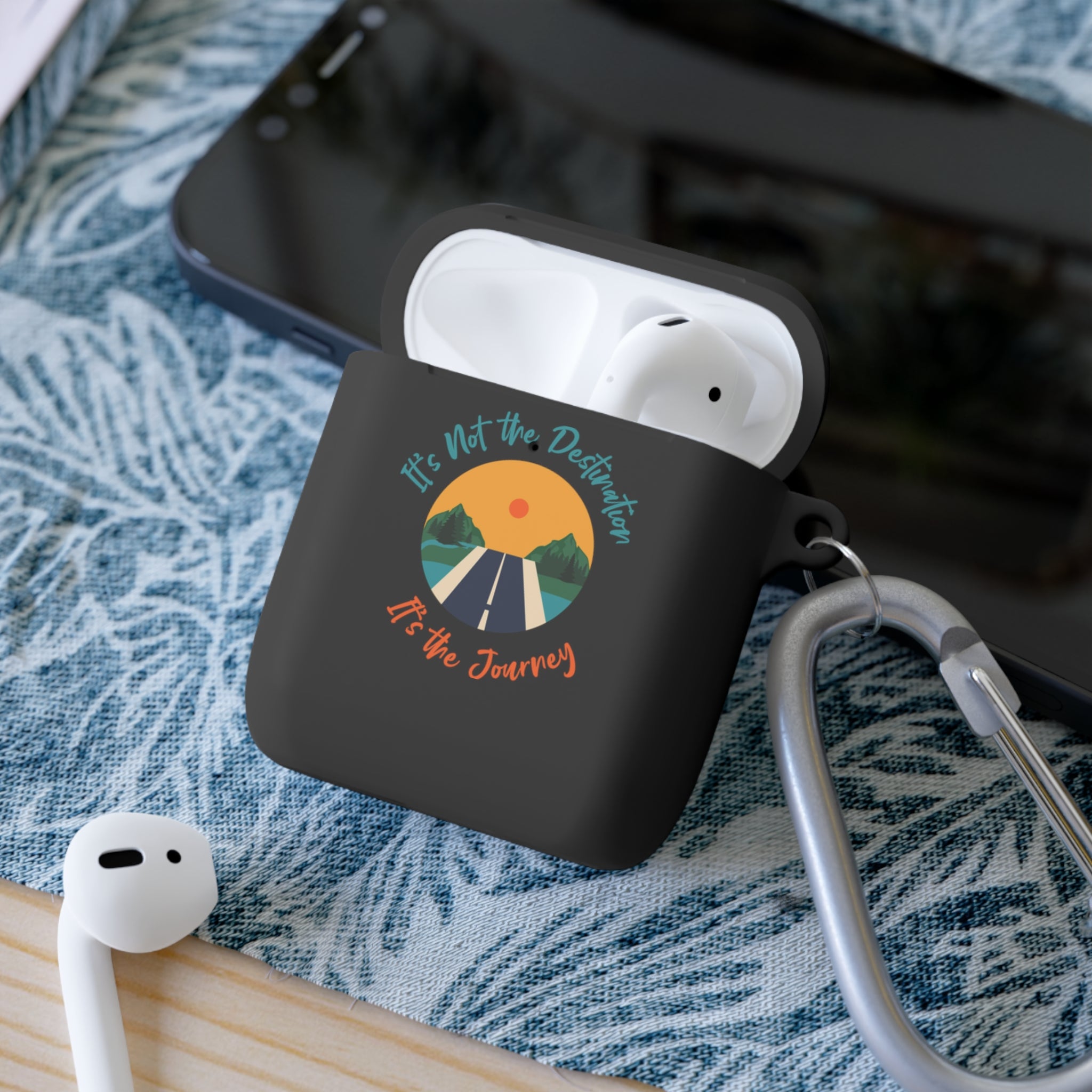 Inspirational AirPods Case Cover, Motivational AirPods Pro Sleeve, Adventure Gear, Travel Accessory, Gift for Travelers