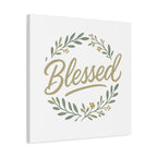 Blessed Wreath Matte Canvas Wall Art (Stretched 1.25")