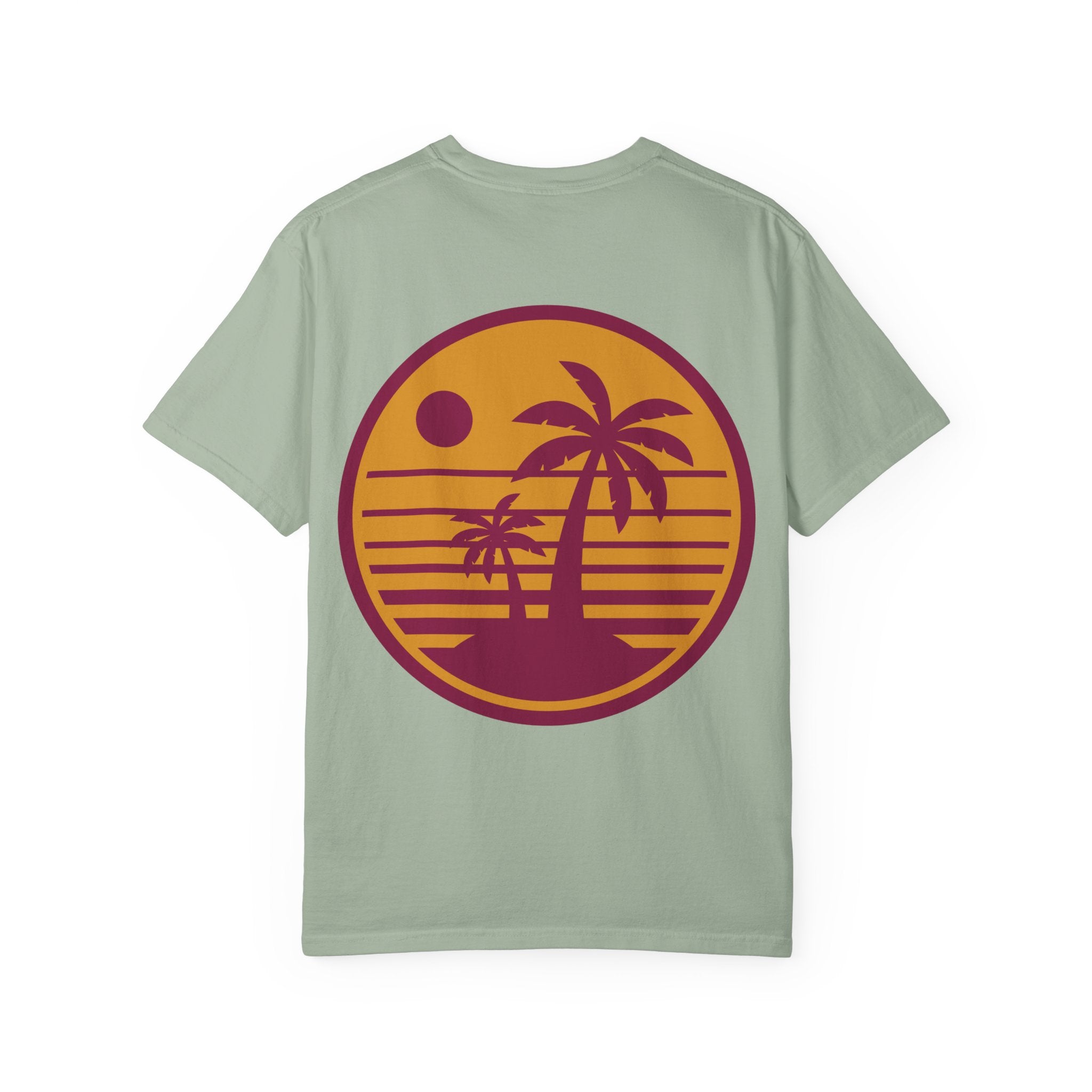 Sunset Palm Tree Unisex T-Shirt | Soft Beach Vibes | Perfect for Summer, Vacations, Gifts, Beach Days, Relaxation