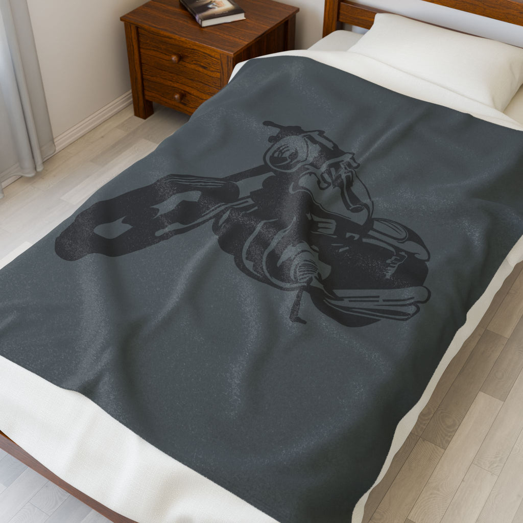 Motorcycle Plush Blanket