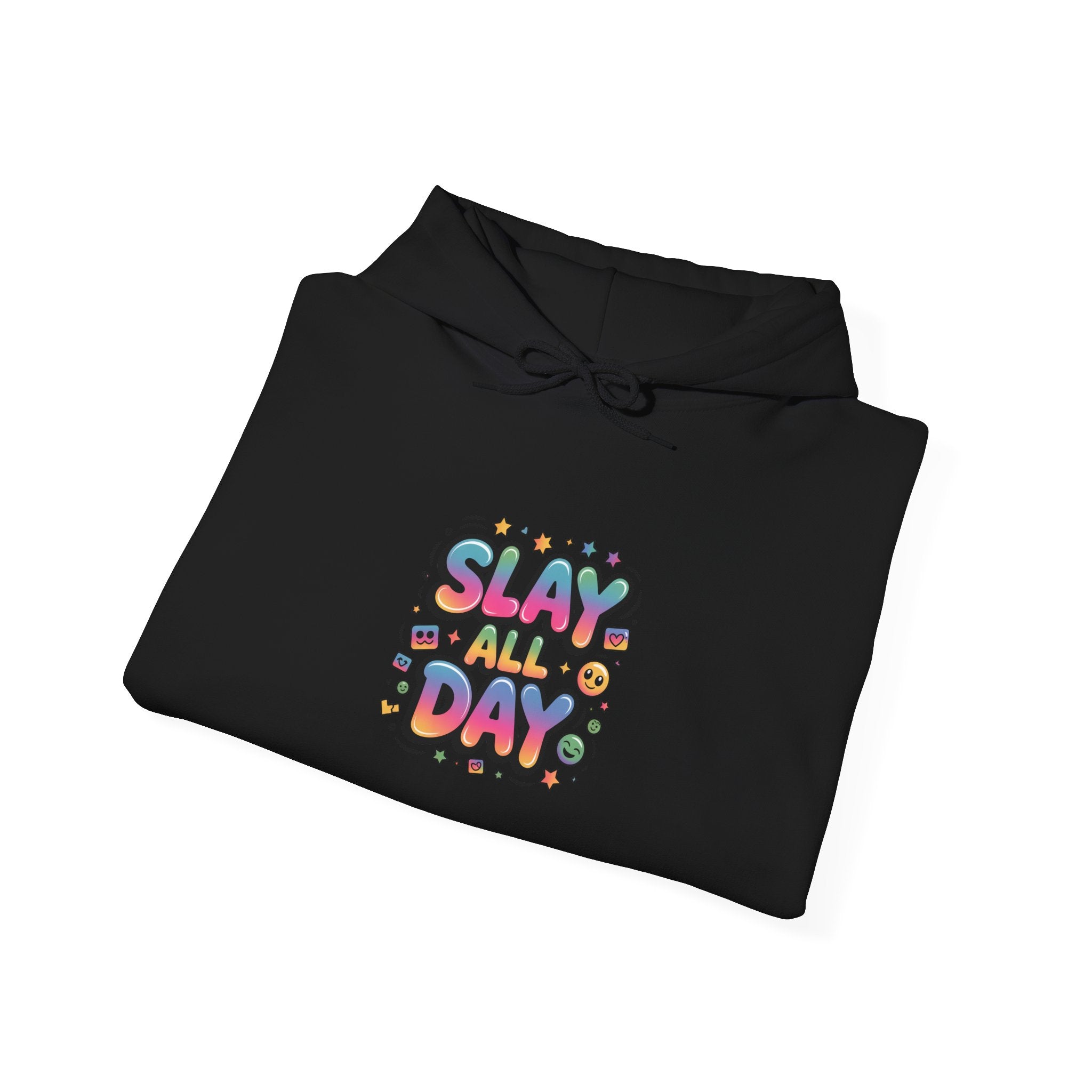 Slay All Day hoodie | Gen-Z slang, bold meme typography