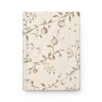 Botanical Pomegranates Hardcover Journal — Elegant Floral Sketch Notebook