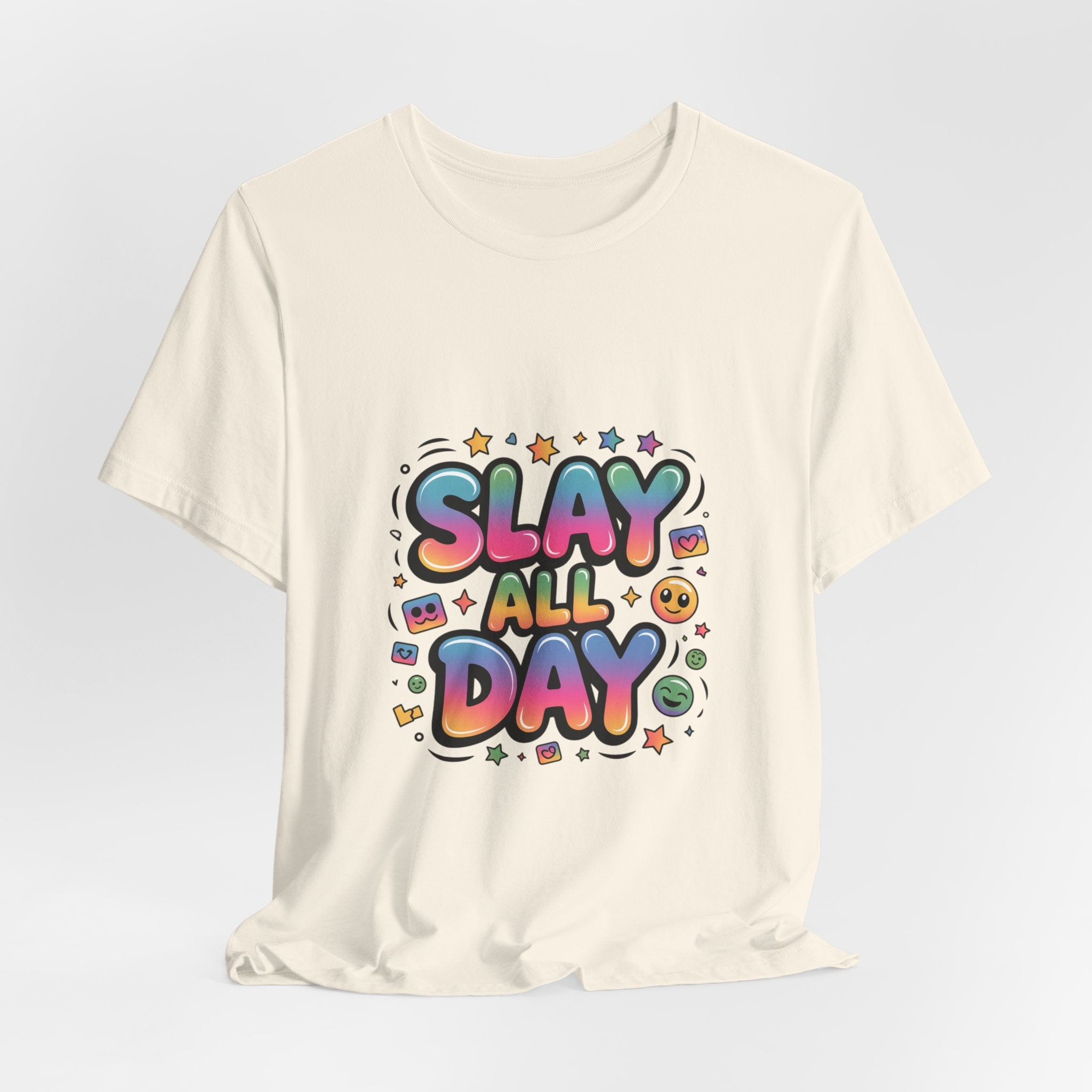 Slay All Day Neon Pop T-Shirt