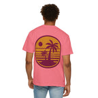 Sunset Palm Tree Unisex T-Shirt | Soft Beach Vibes | Perfect for Summer, Vacations, Gifts, Beach Days, Relaxation