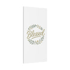 Blessed Wreath Matte Canvas Wall Art (Stretched 1.25")