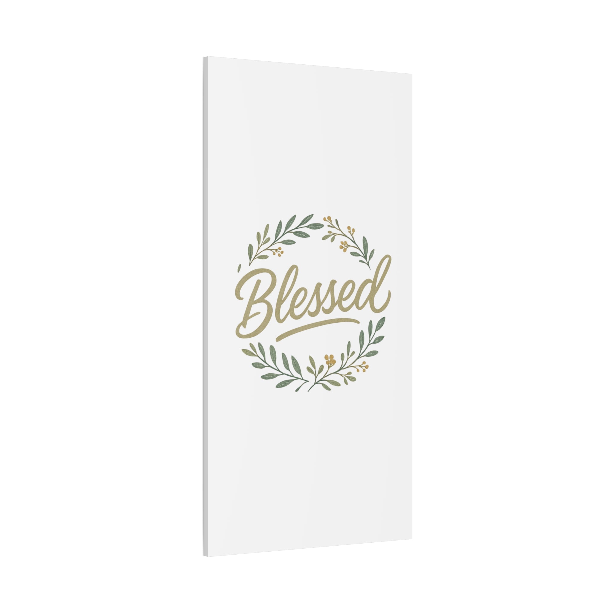 Blessed Wreath Matte Canvas Wall Art (Stretched 1.25")
