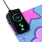 LED Gaming Mouse Pad, Wireless Charging