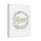 Blessed Wreath Matte Canvas Wall Art (Stretched 1.25")