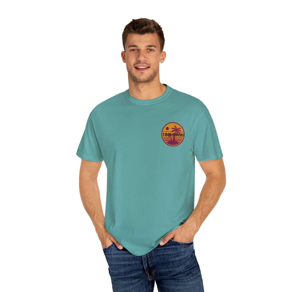 Sunset Palm Tree Unisex T-Shirt | Soft Beach Vibes | Perfect for Summer, Vacations, Gifts, Beach Days, Relaxation