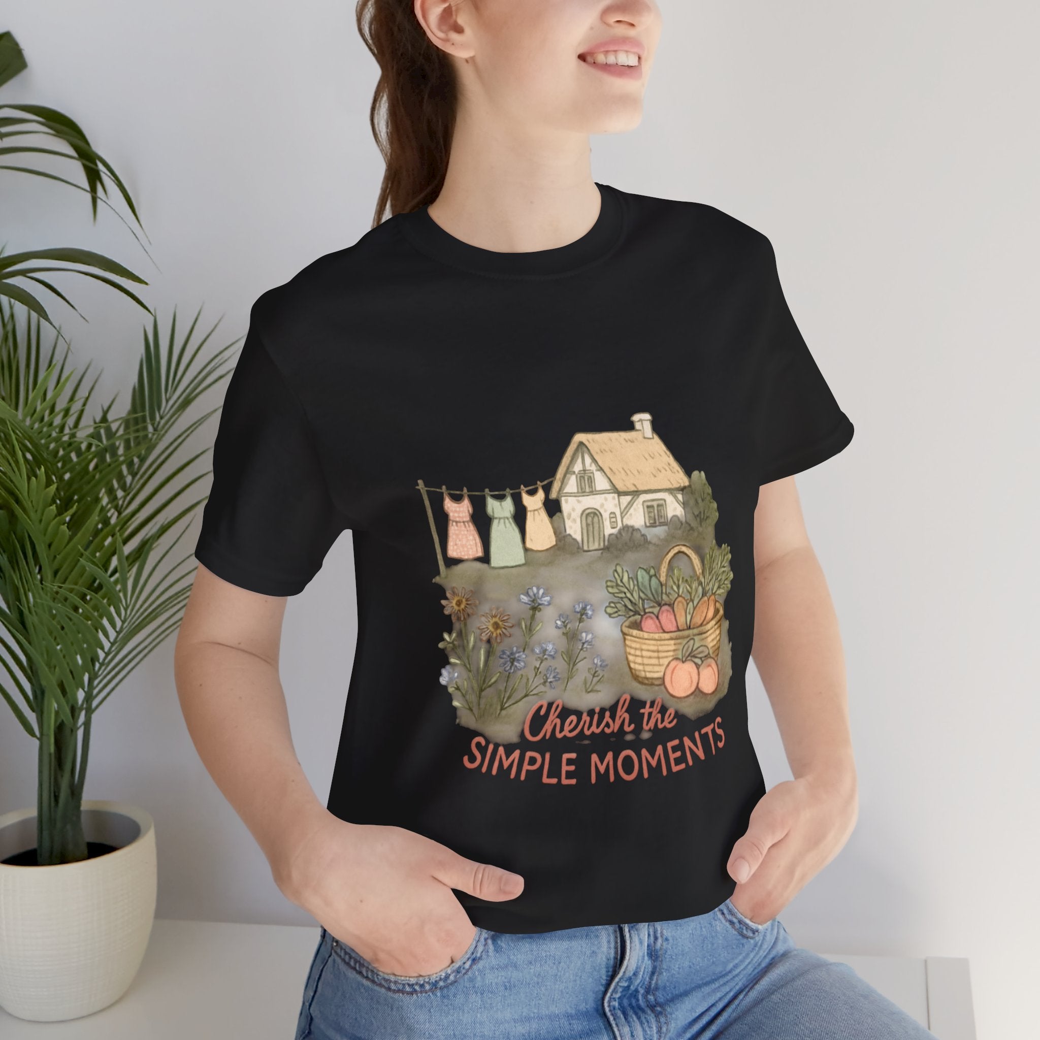 Cherish the simple moments- Jersey Short Sleeve Tee