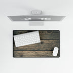 Rustic Wood or Sleek Black Desk Mats | Office Decor, Workspace Essentials, Home Office Gift, Modern Minimalist, Stylish Desk Accessories