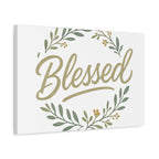 Blessed Wreath Matte Canvas Wall Art (Stretched 1.25")